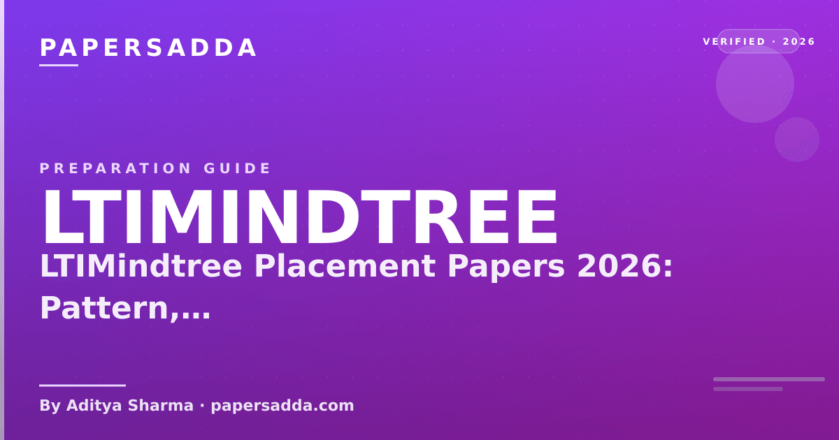 LTIMindtree Placement Papers 2026: Pattern, Questions, and Prep Plan